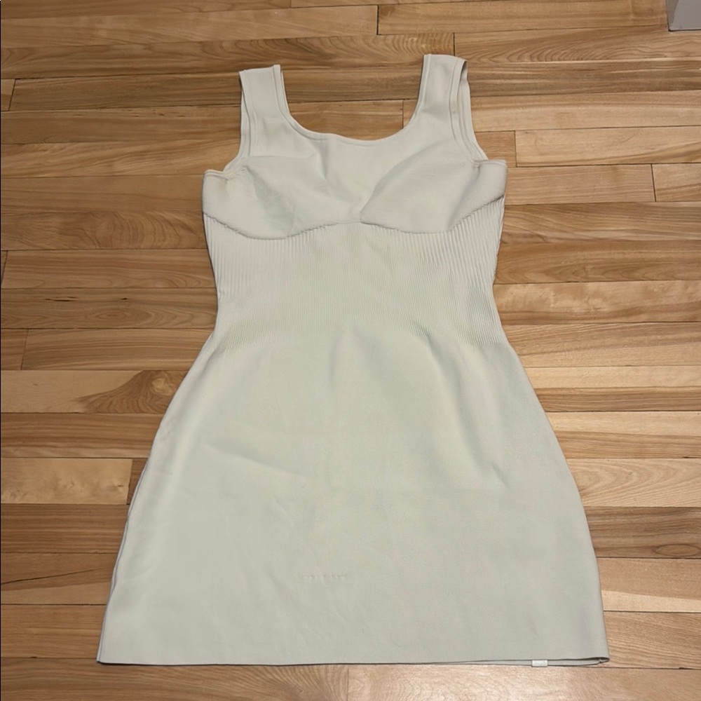 lululemon athletica cream Tight Fit Mini dress